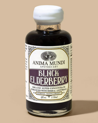 BLACK ELDERBERRY ELIXIR • Botanical Mushroom Syrup