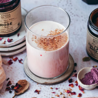collagen booster powder diry rose chai