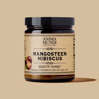 mangosteen hibiscus organic beauty powder
