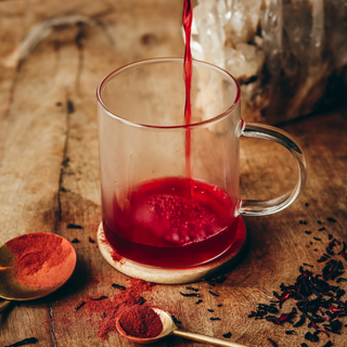 mangosteen hibiscus organic beauty powder