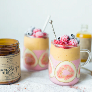 mangosteen hibiscus organic beauty powder