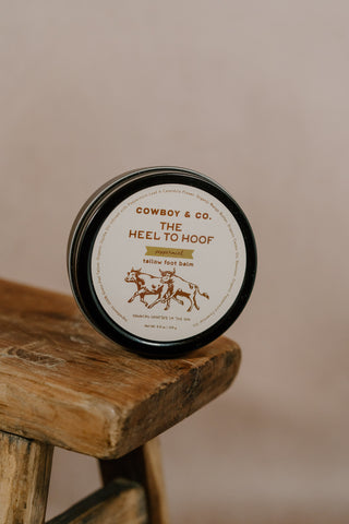 HEEL TO HOOF • Peppermint Tallow Foot Balm