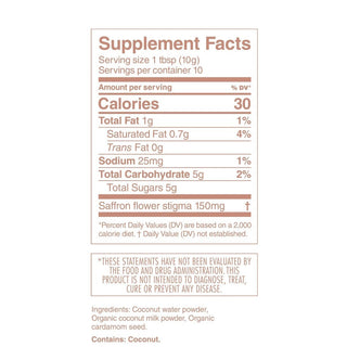 saffron latte ⋙ 10 single-serving sachets
